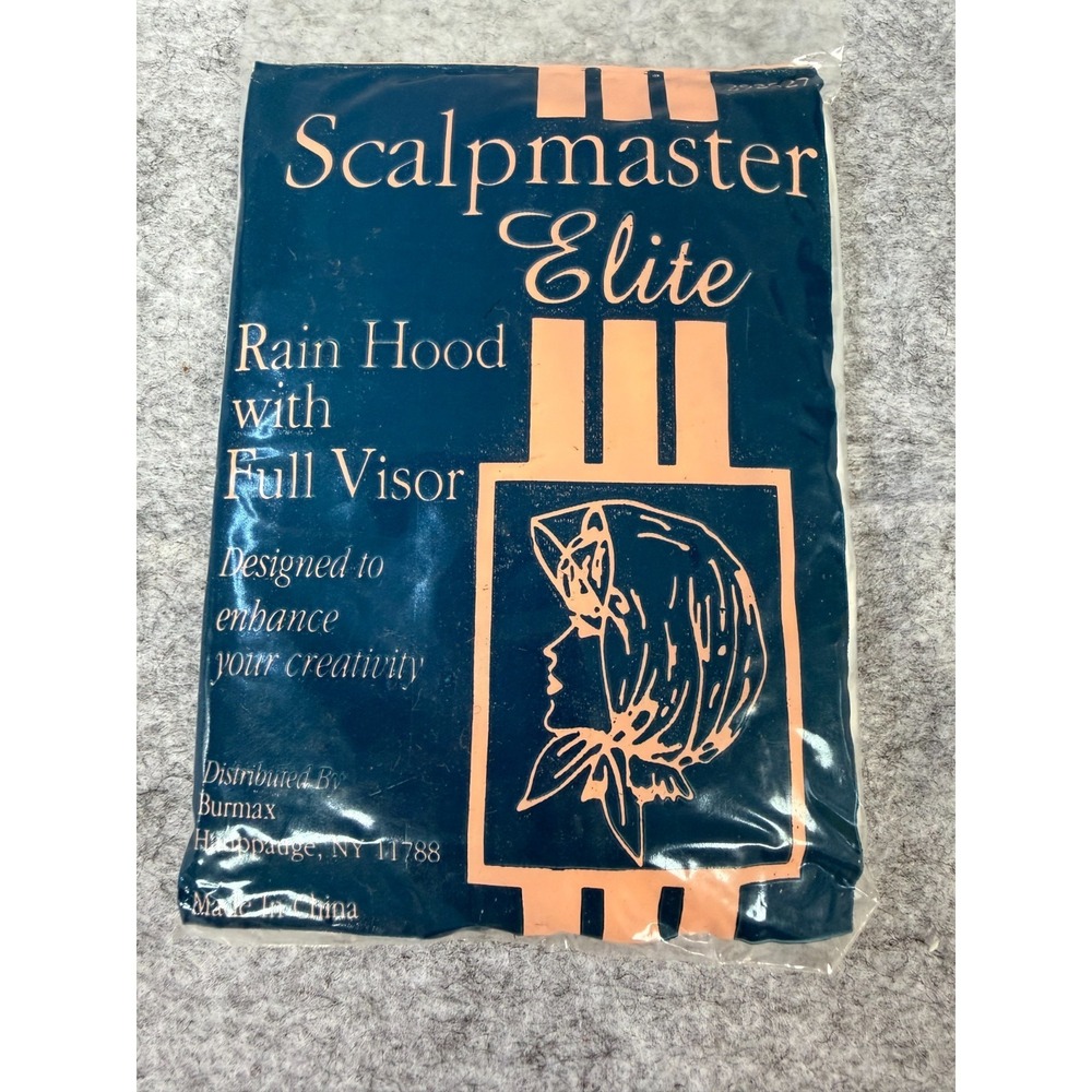 Vintage 60's Scaplmaster Elite Rain Hood w/Full‎ Visor Unused